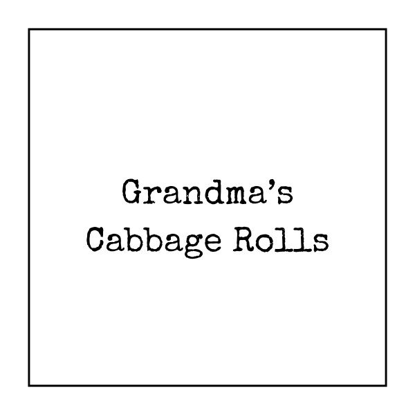 Cabbage Rodyna Grandma's Cabbage Rolls | Rodyna